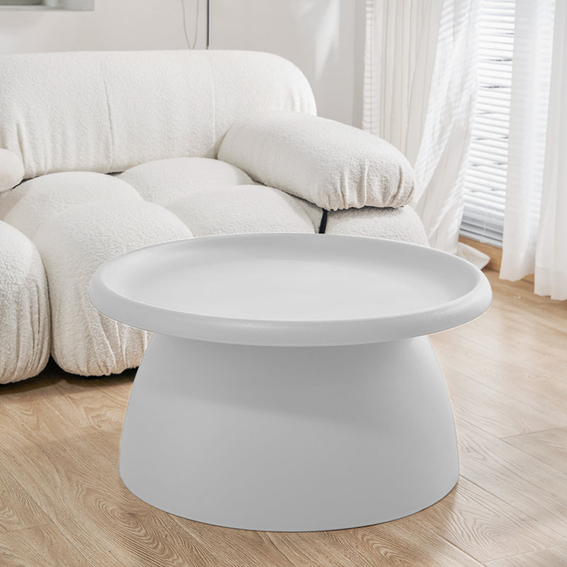 Diva Round 71CM Plastic White Coffee Table