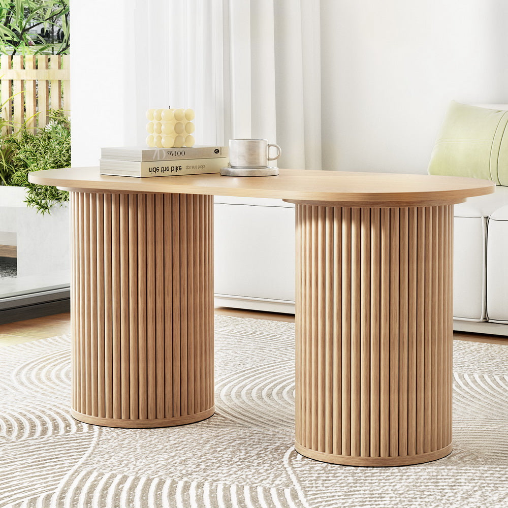 Diva Oval 100CM Pine Coffee Table