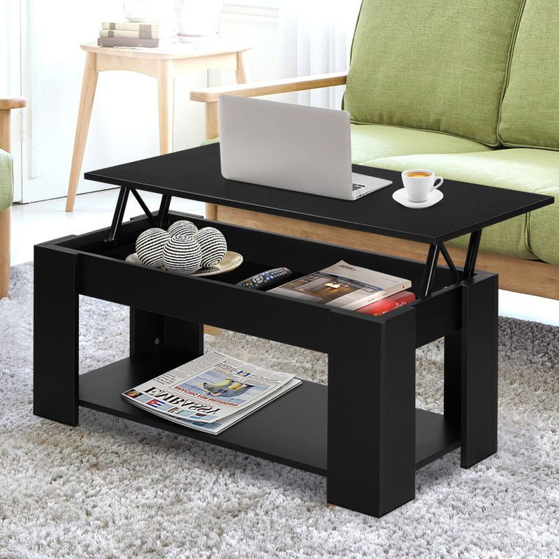 Diva Lift-top Black Coffee Table