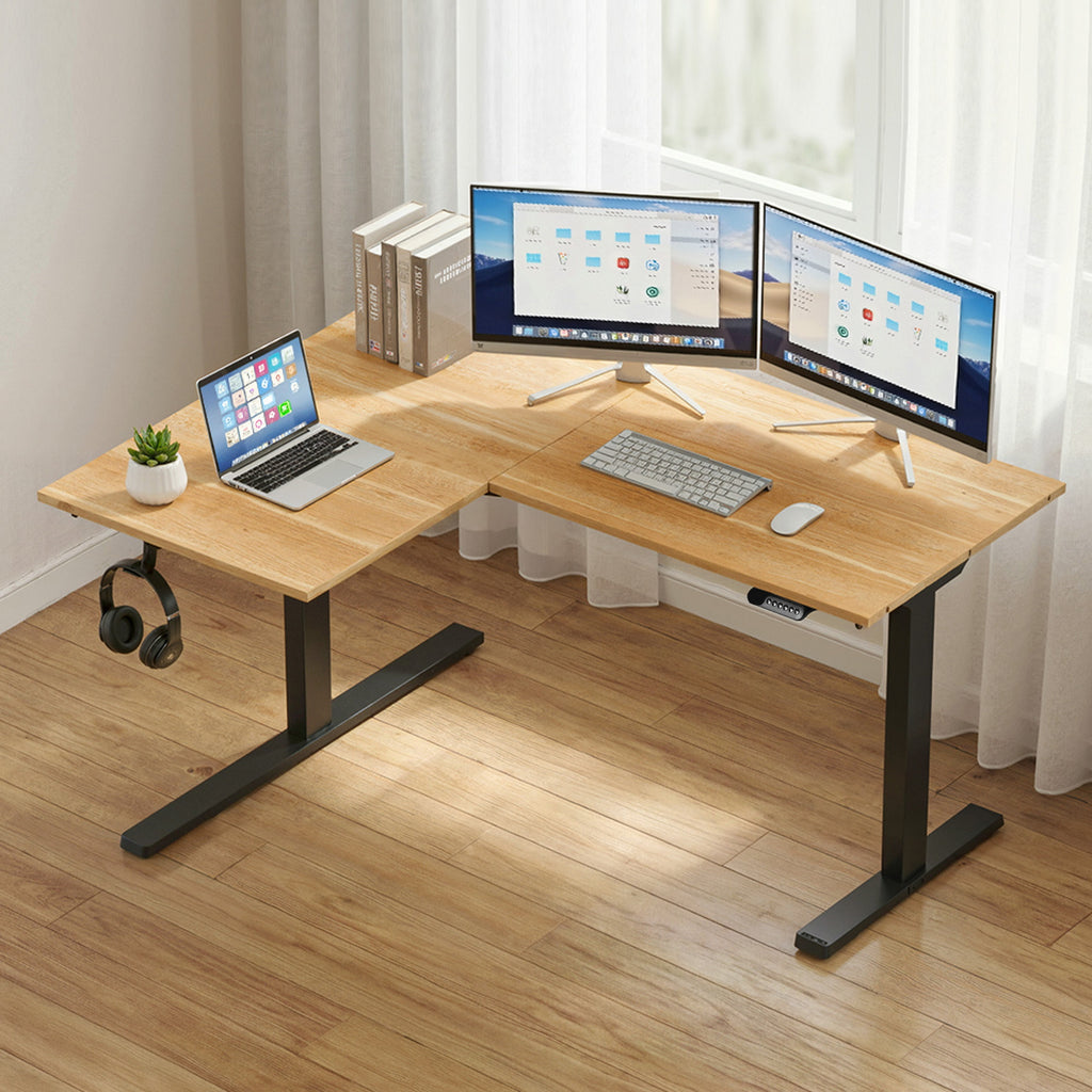 Diva Electric Height Adjustable Standing Desk L-Shape