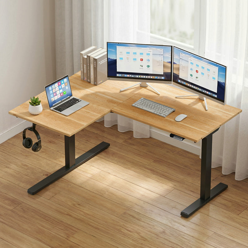 Diva Electric Height Adjustable Standing Desk L-Shape