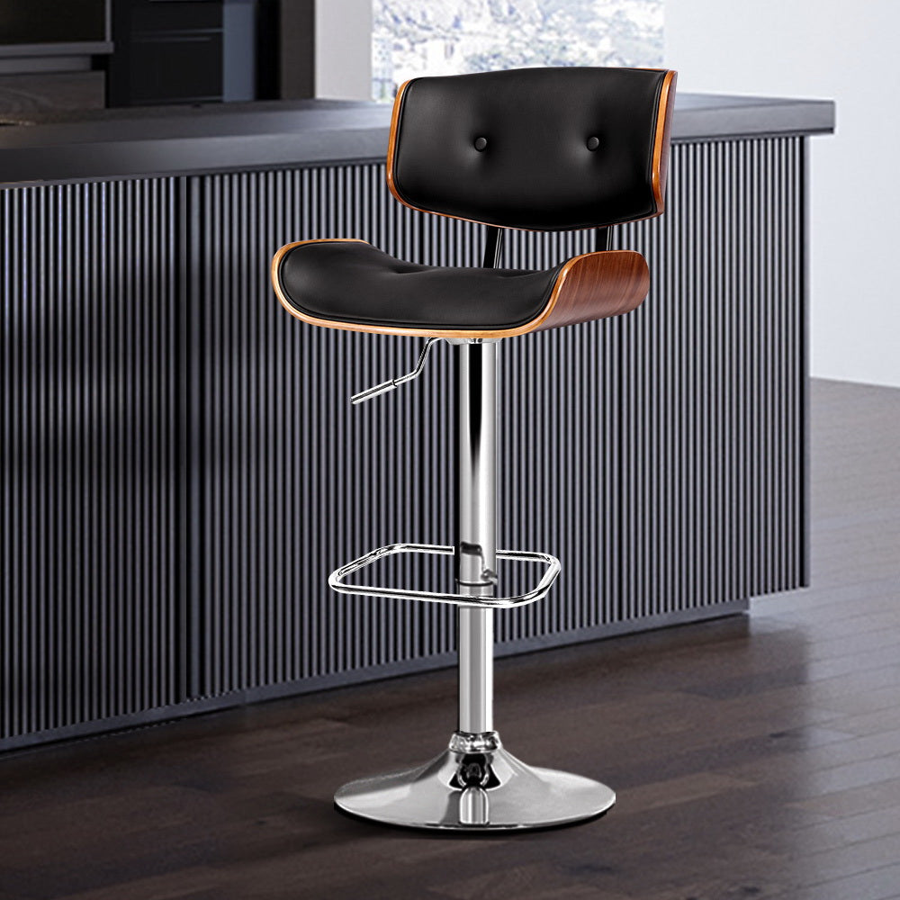 Diva Wooden Gas Lift Bar Stool at Sleep House Glen Waverley VIC