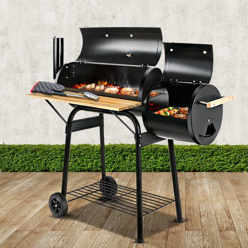 Outdoor 2-in-1 Offset BBQ Smoker Best Price at Sleep House Melbourne