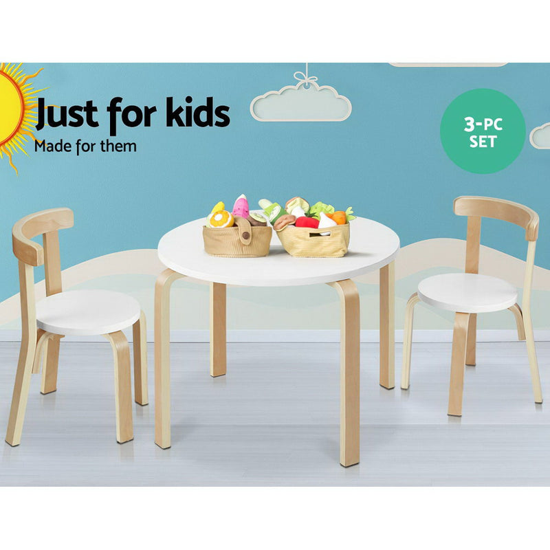 Kids Table Chair Set 3PC Activity Study Play by Sleep House Box Hill