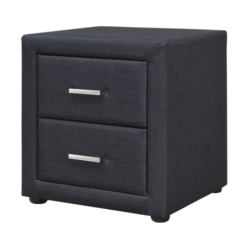 Milano Moda Bedside table Charcoal by Sleep House Sydney NSW