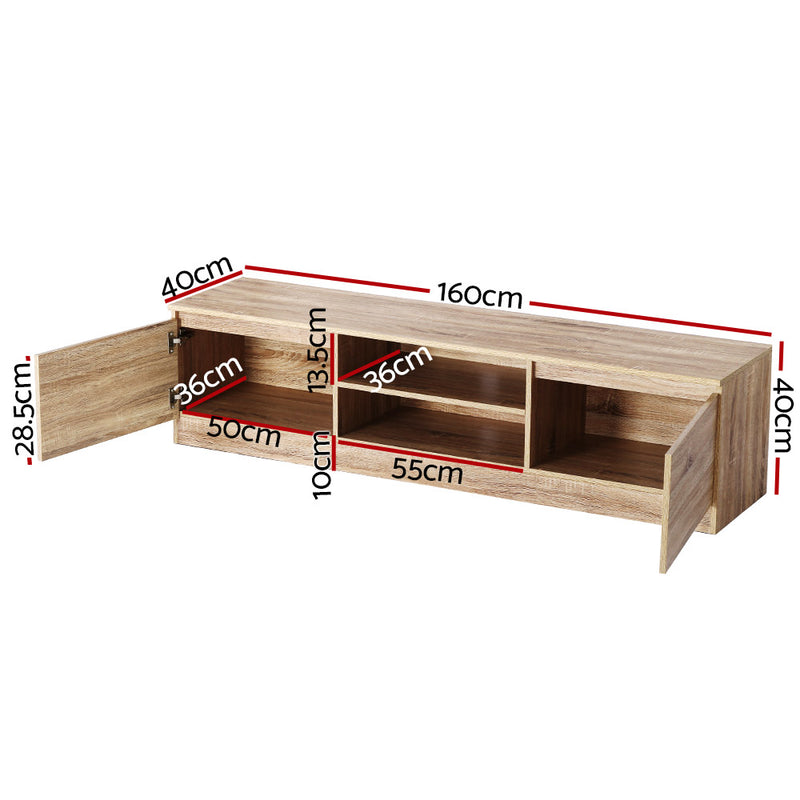 Diva TV Stand Entertainment Unit Storage Cabinet Wooden 160CM