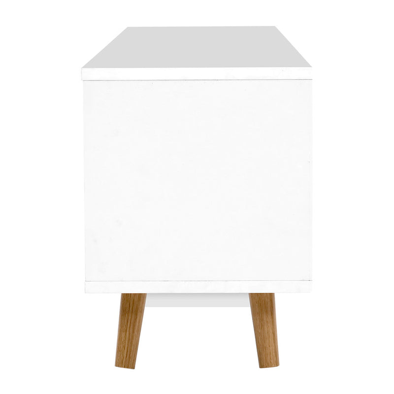 Diva Premium Wooden Entertainment Unit - White & Wood