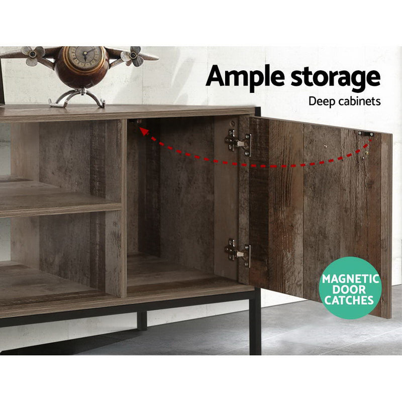Diva TV Cabinet Entertainment Unit Industrial Rustic at Sleep House AU