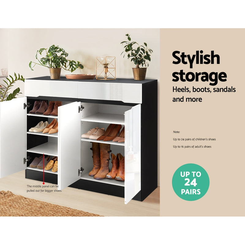 Diva Stylish Gloss Shoe Cabinet Shoes Storage Rack at Sleep House SA