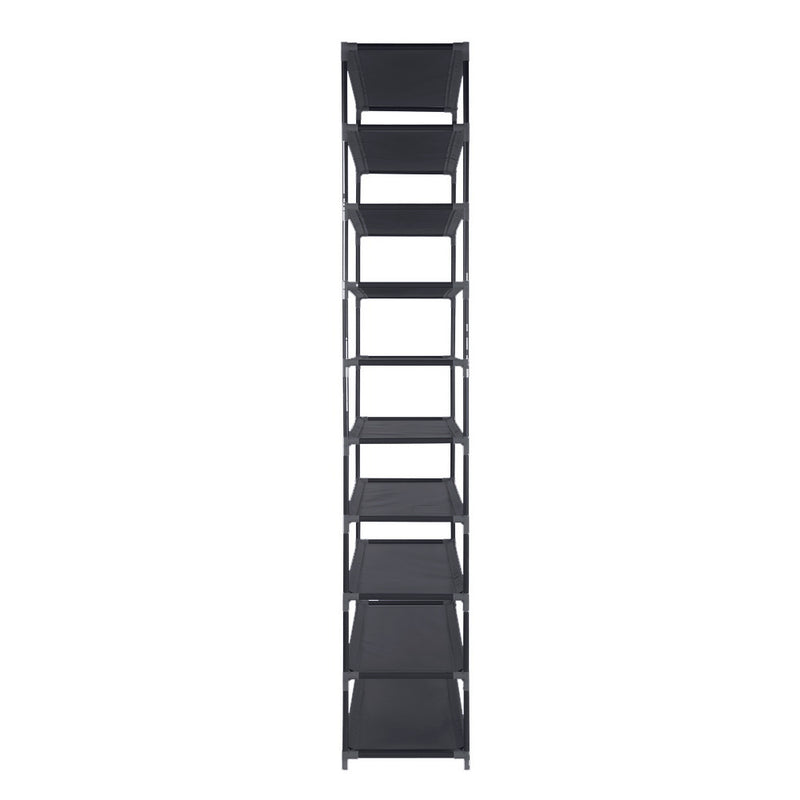 Shoe Rack Metal Shelf 50 Pairs 10 Tier at Sleep House Melbourne