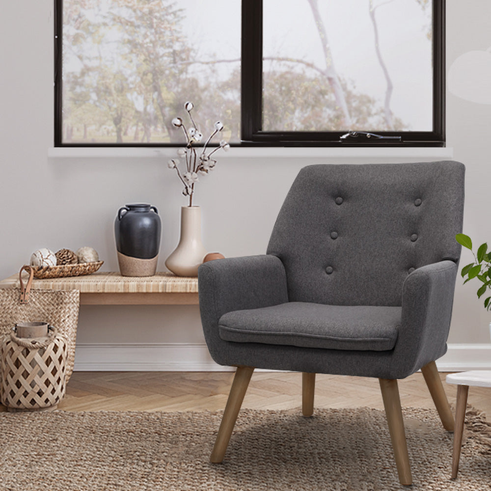 Diva Premium Fabric Dining Armchair at Sleep House Glen Waverley VIC