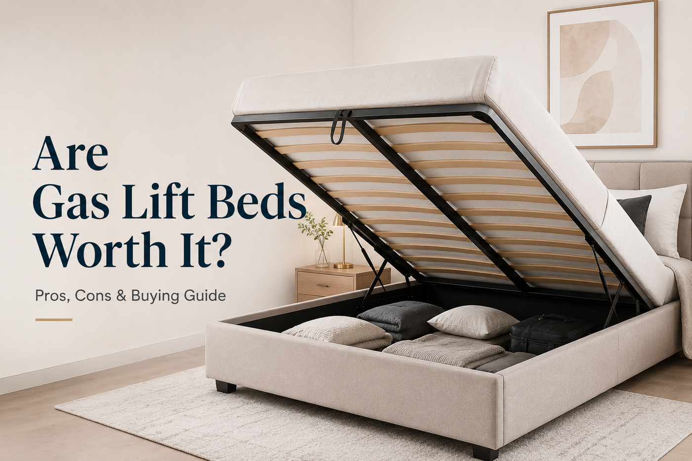 Are Gas Lift Beds Worth It? Pros, Cons & Buying Guide
