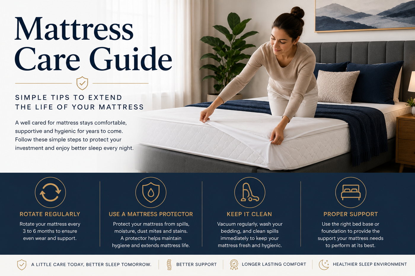 Mattress Care Guide: How to Make Your Mattress Last Longer