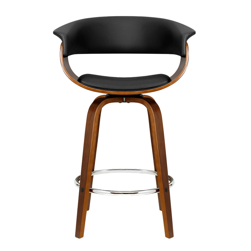 Diva Set of 2 Swivel Premium PU Leather Bar Stool