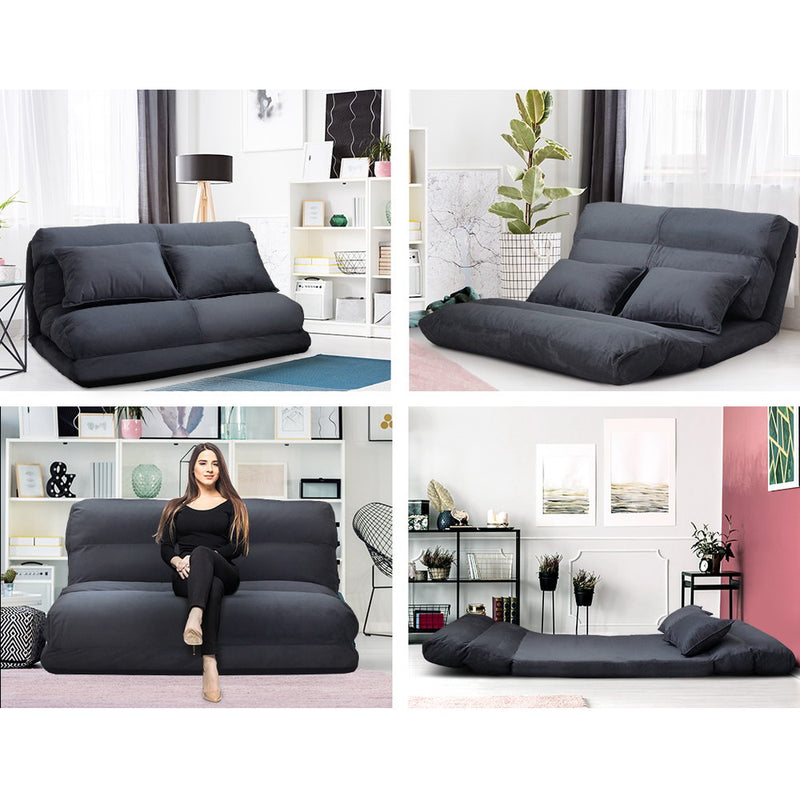 Milan 2 Seater Floor Lounge Sofa Bed