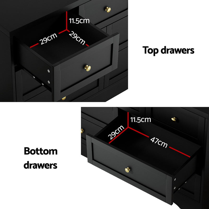 Milan Morden 7 Chest of Drawers Dresser