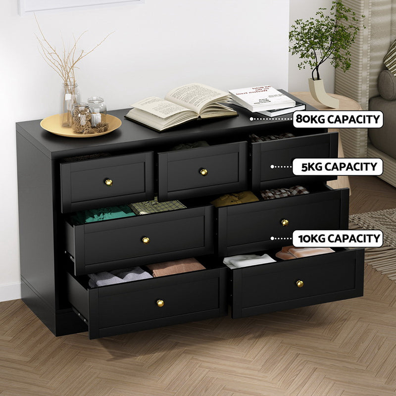 Milan Morden 7 Chest of Drawers Dresser