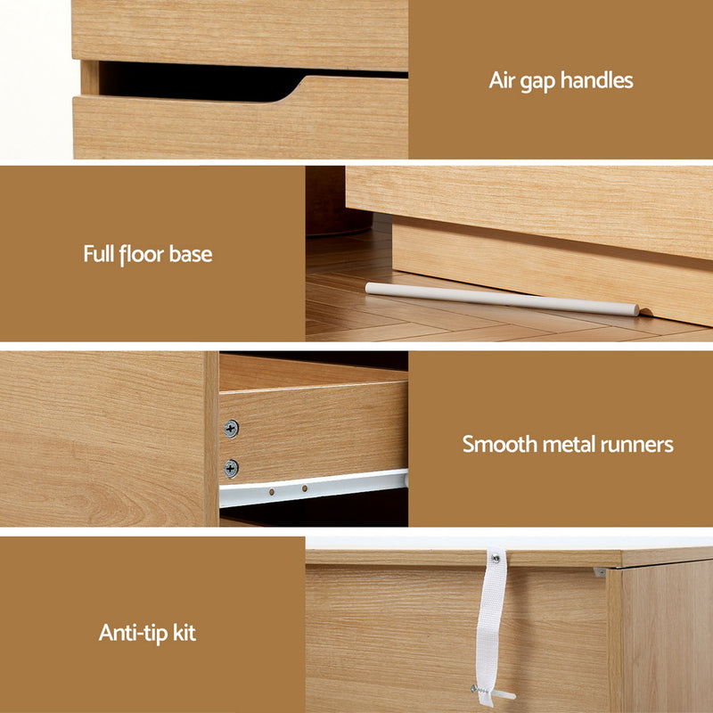 Milan Morden 6 Chest of Drawers