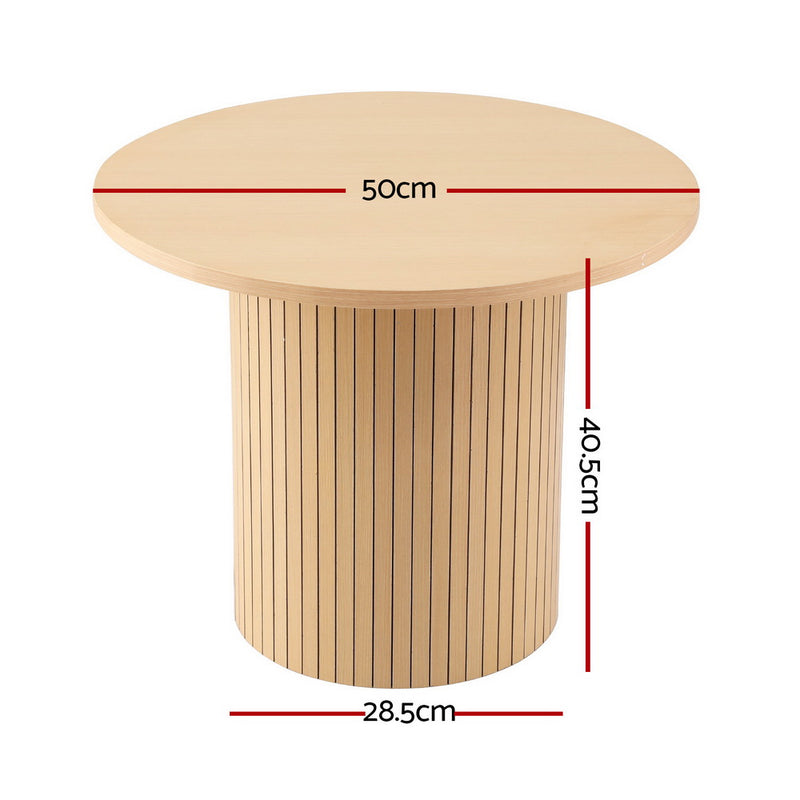 Diva Round Fluted Coffee Table