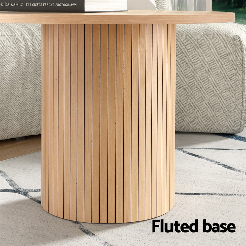 Diva Round Fluted Coffee Table