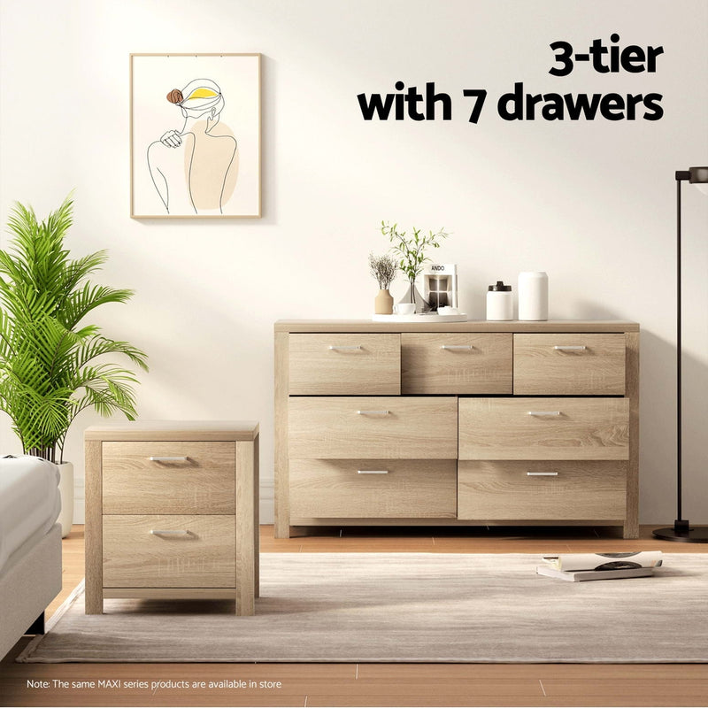 Milan Stylish 7 Chest of Drawers