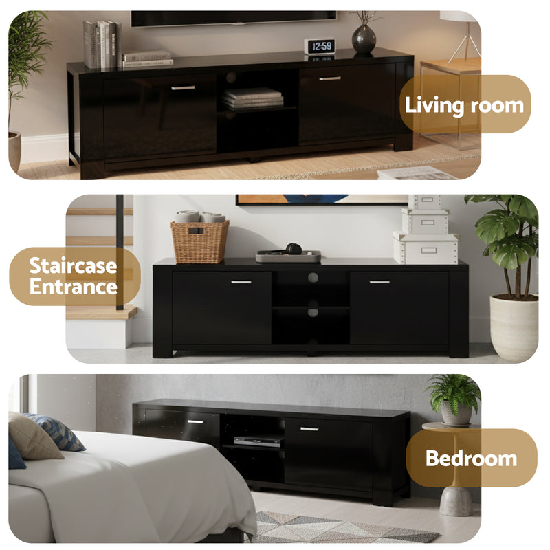 Diva Entertainment Unit – Black 160cm