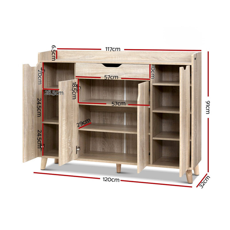 Alden Shoe Cabinet – Pine