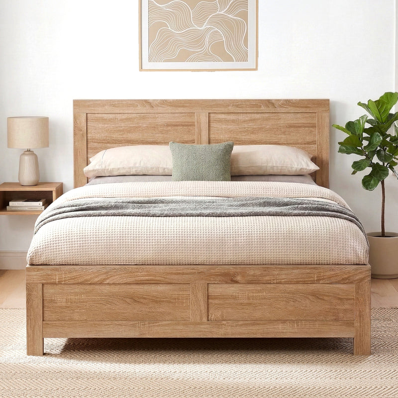 Milan Premium Pine Wood Bed Frame - King Single Size