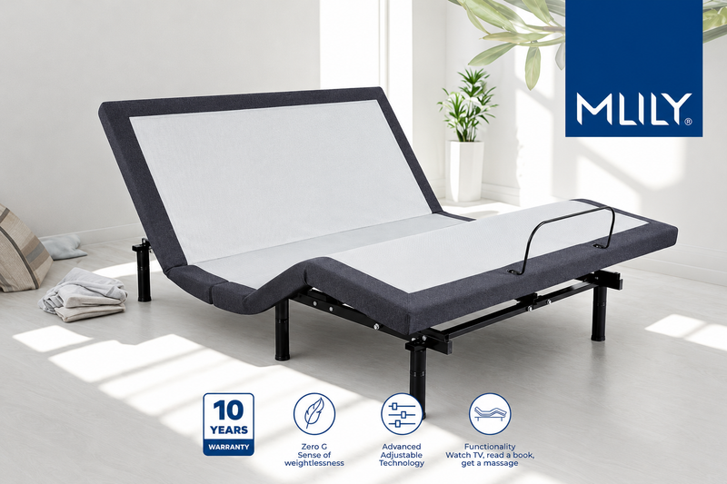 MLILY iActive Luxe massage adjustable bed base 
