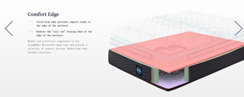 Sleepmaker New Design Miracoil Advance Firm Feel Mattress at Sleep House