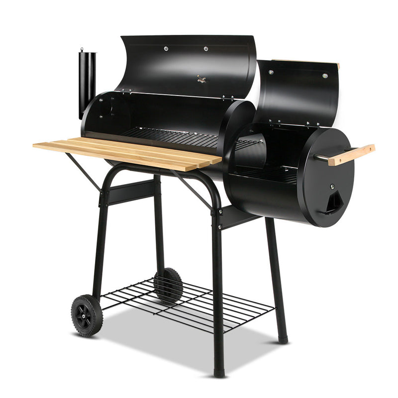 Outdoor 2-in-1 Offset BBQ Smoker Best Price at Sleep House Melbourne