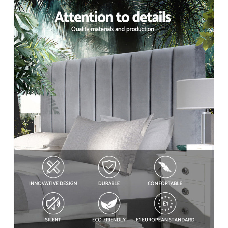 Milano Premium Fabric Bed Head Headboard King Size by Sleep House VIC