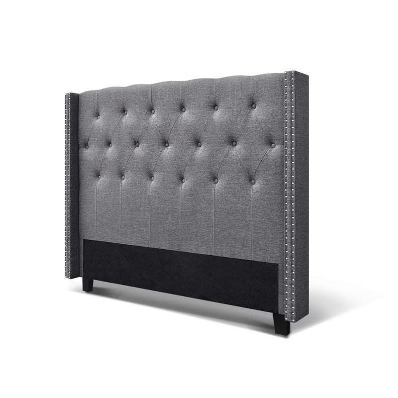 Milano Premium Fabric Bedhead Grey 