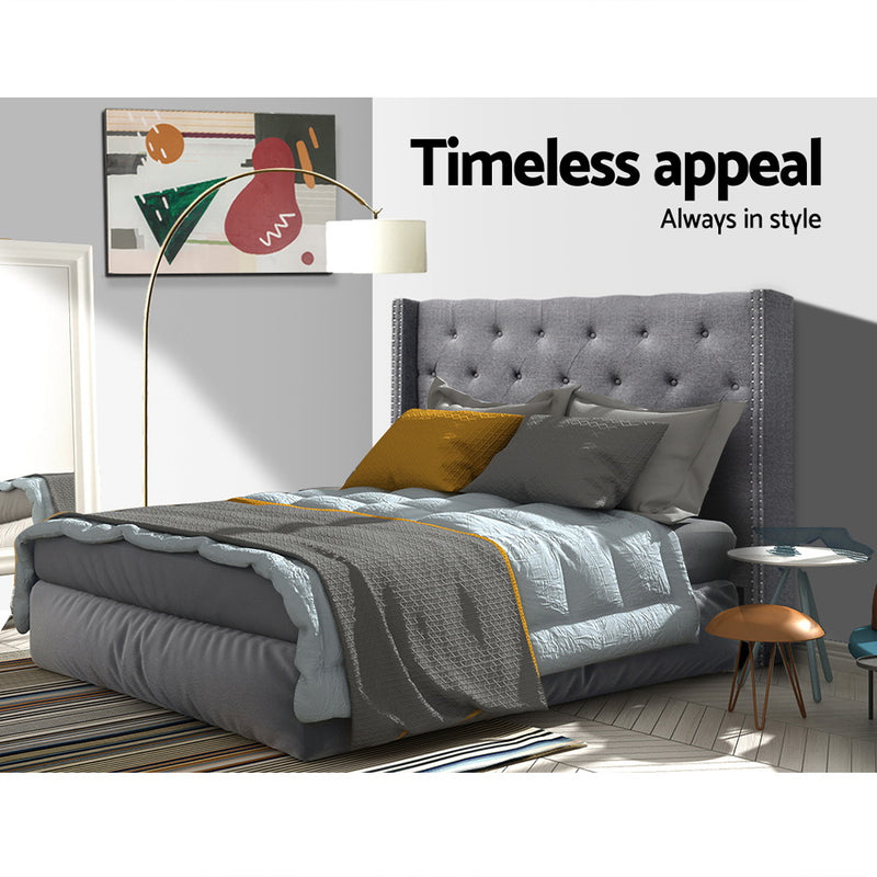 Milano Premium Fabric Bedhead Queen Size by Sleep House Vermont VIC