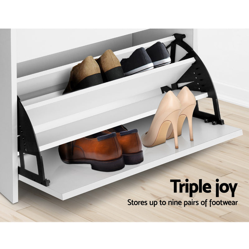 Diva Adjustable 3 Tier Storage Cupboard White by Sleep House VIC 