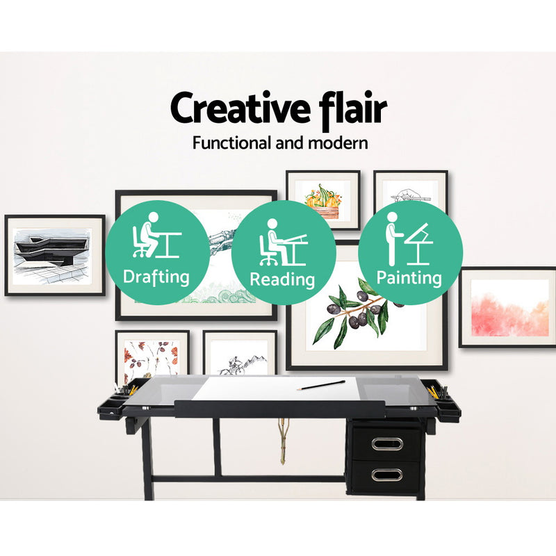 Diva Office Adjustable Drawing Desk at Sleep House Burwood VIC