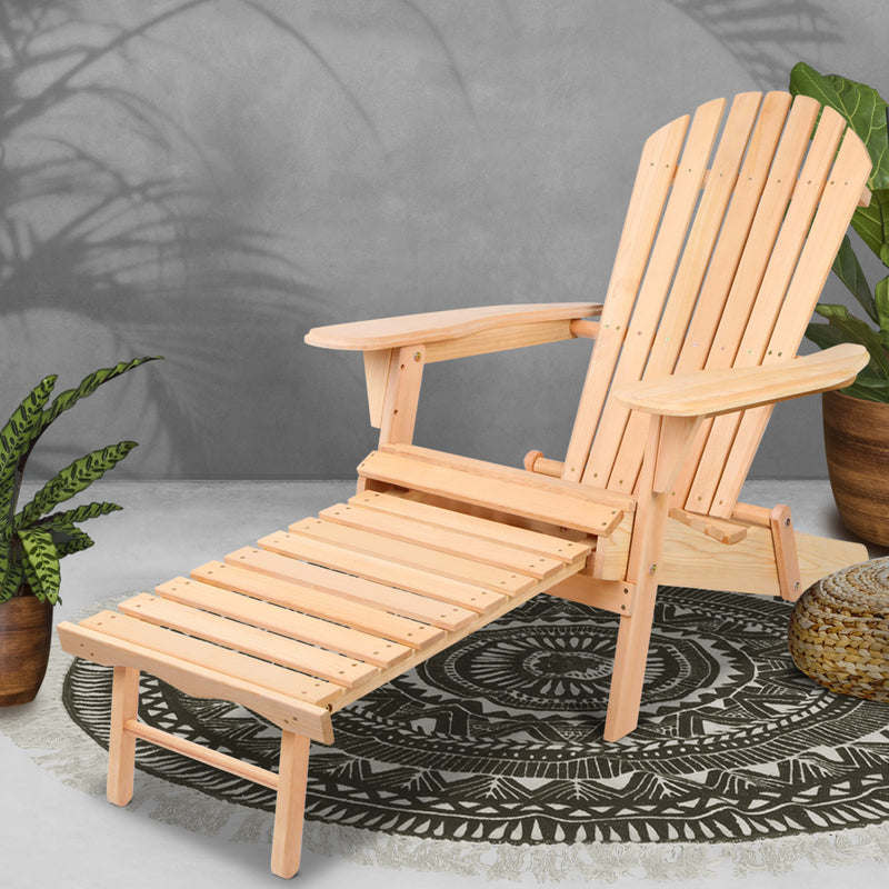 Outdoor Sun Lounge Chairs Beach Chair Recliner Adirondack Patio 