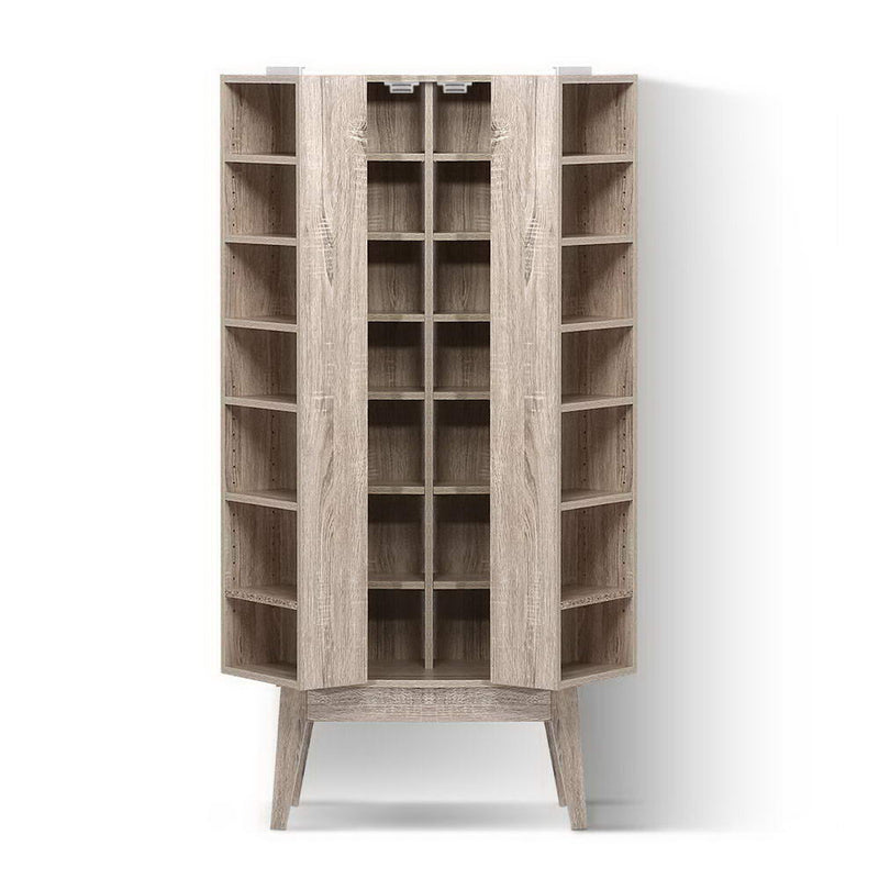 Diva CD DVD Media Storage Display Shelf Bookshelf Oak