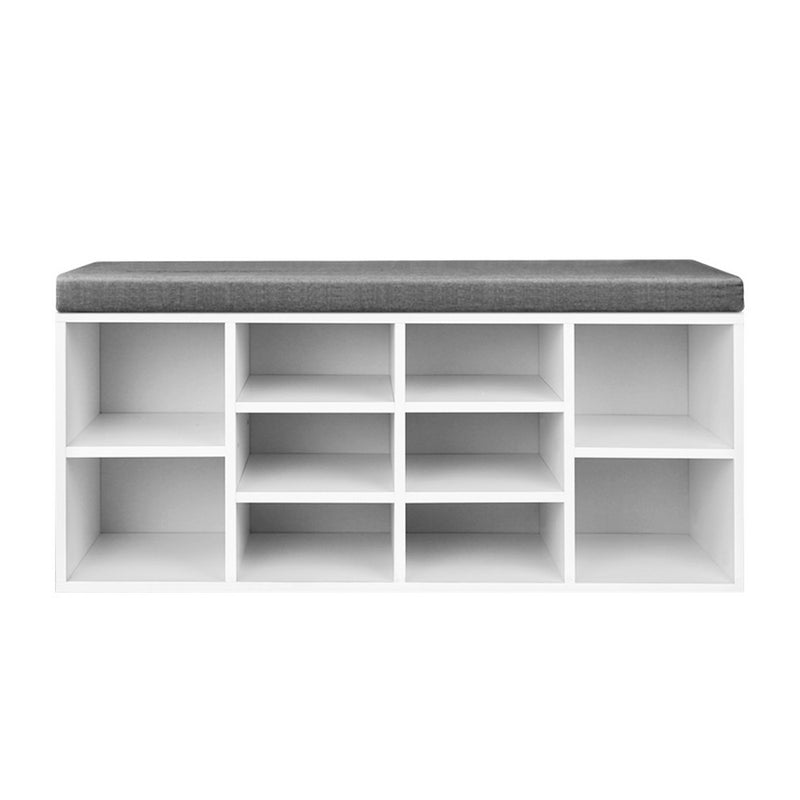 Stylish Fabric Shoe Bench with Storage Cubes Best Price at Sleep House