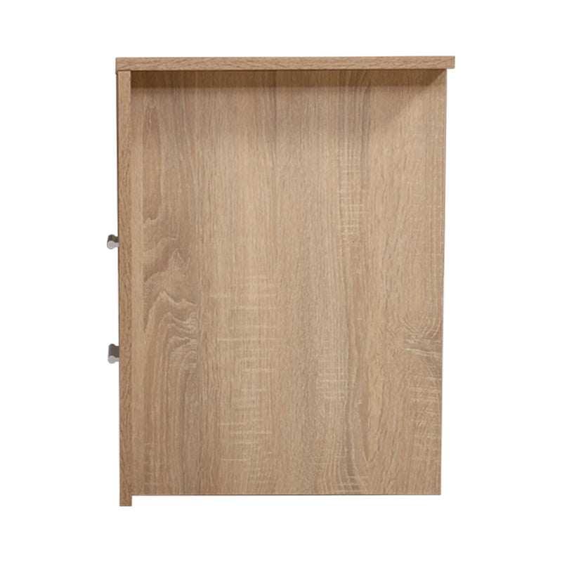 Milano Bedside Tables Drawers Storage Cabinet Shelf Side End Table Oak