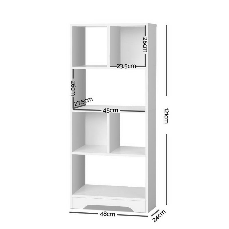 Diva Display Shelf Bookcase Storage Cabinet Bookshelf Bookcase White