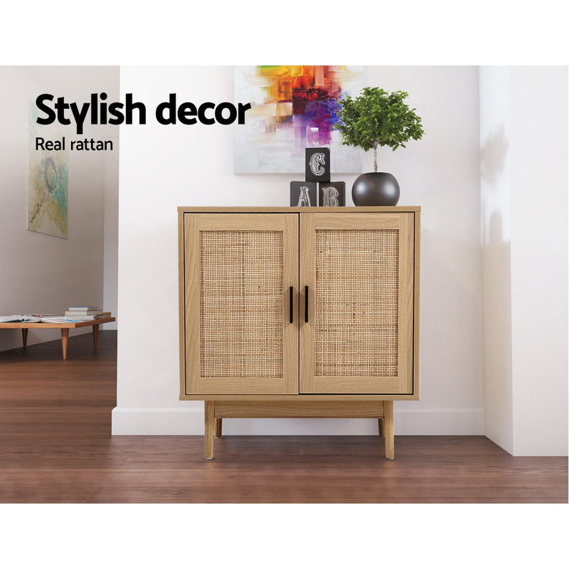 Diva Rattan Buffet Sideboard Cabinet Storage Kitchen Cupboard