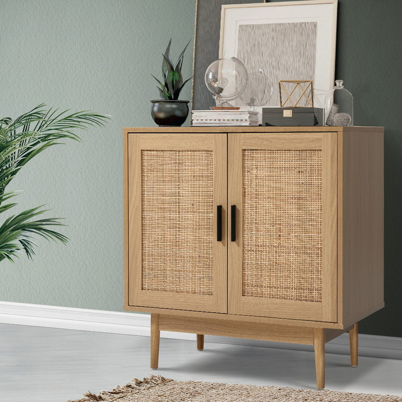 Diva Rattan Buffet Sideboard Cabinet Storage Kitchen Cupboard