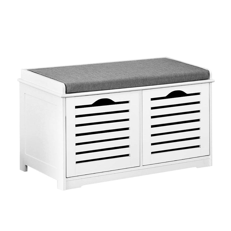 Stylish Fabric Shoe Bench with Drawers Best Price at Sleep House