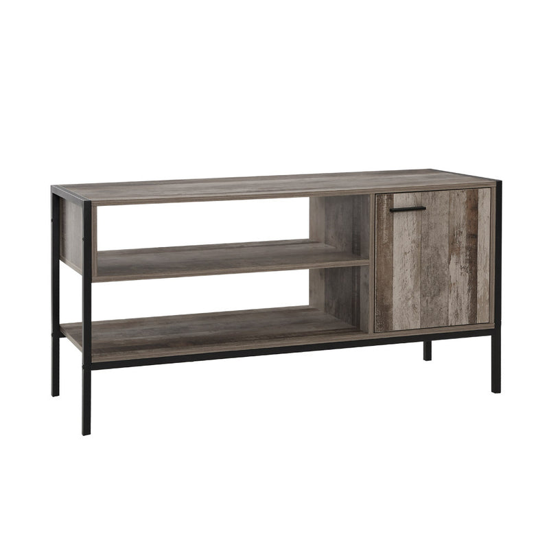 Diva Premium TV Cabinet Entertainment Unit Stand Storage Wood Industrial Rustic 