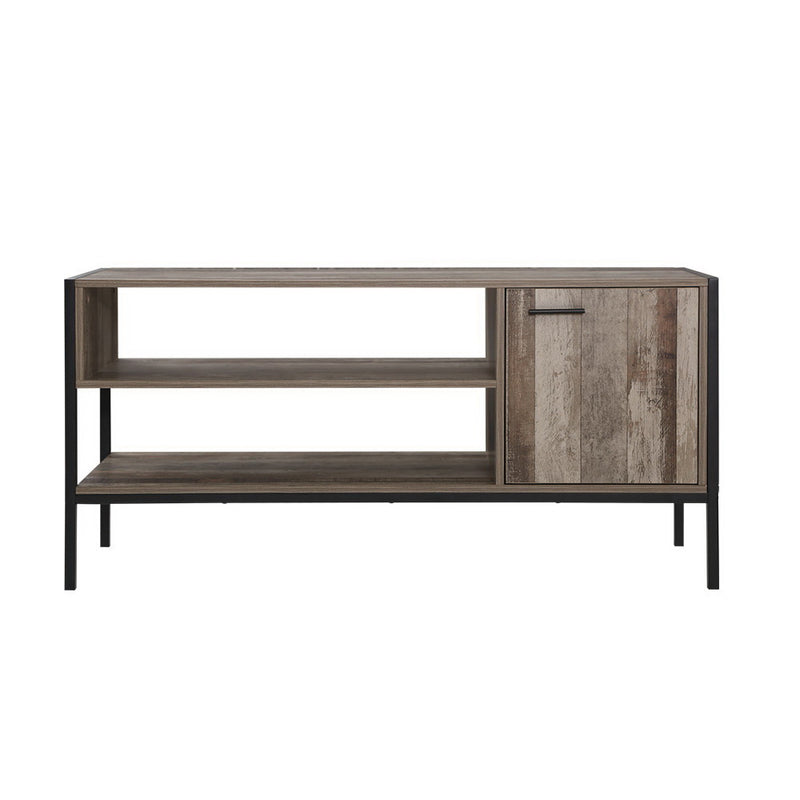 Diva Premium TV Cabinet Entertainment Unit Stand Storage Wood Industrial Rustic 