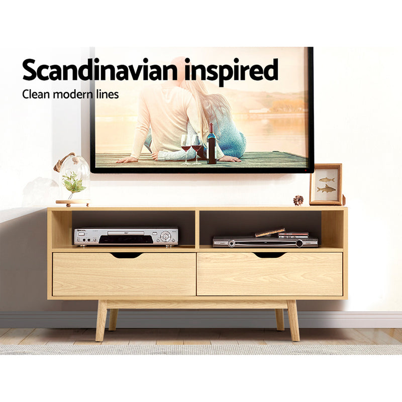 Diva TV Cabinet Entertainment Unit Wooden Storage at Sleep House QLD
