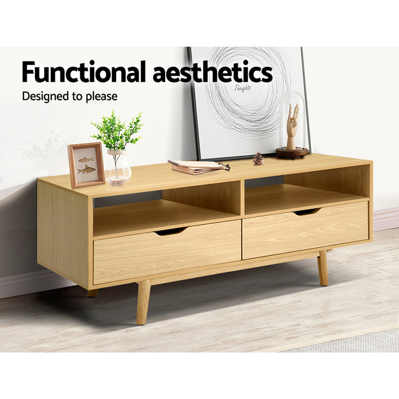 Diva TV Cabinet Entertainment Unit Wooden Storage at Sleep House QLD