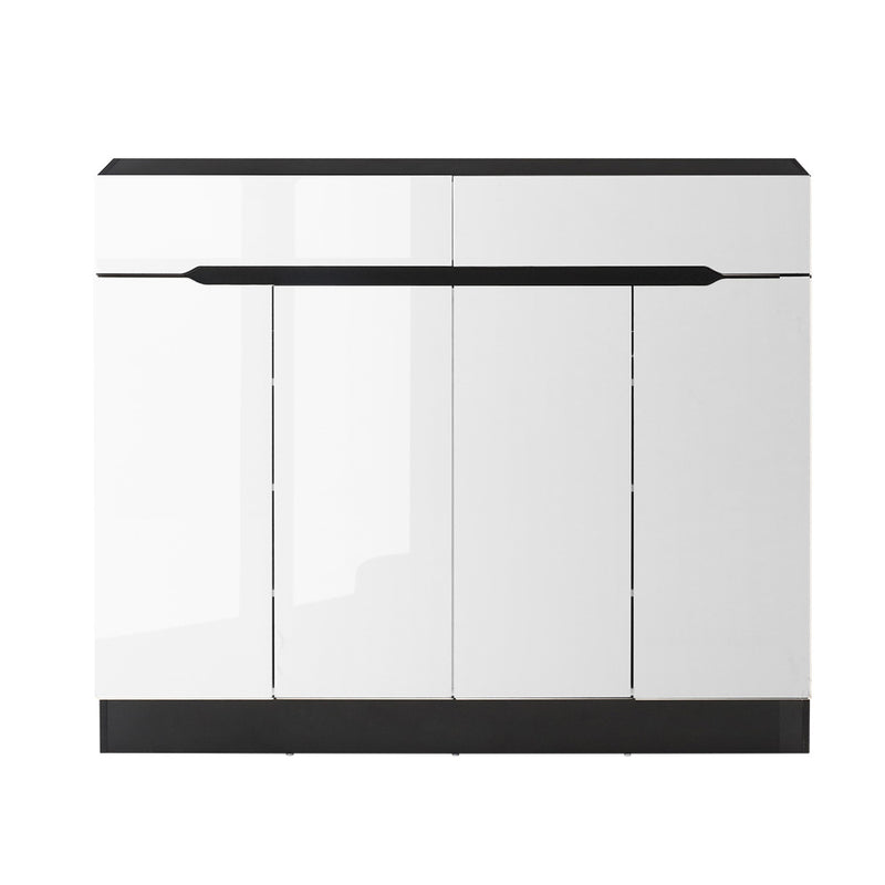 Diva Stylish Gloss Shoe Cabinet Shoes Storage Rack 120cm