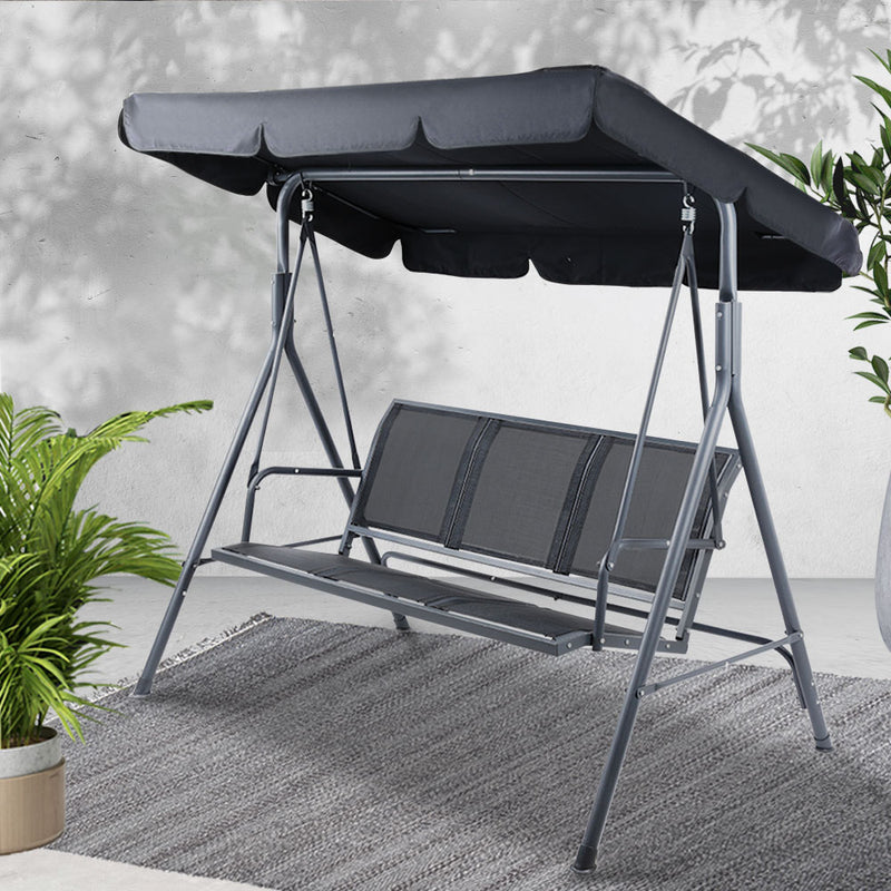 Diva Outdoor Swing Chair Hanging Chairs 3 Seater at Sleep House Sydney